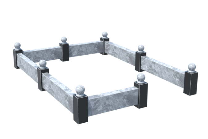 Цоколи на могилу в Томске | Цоколь на могилу №0031