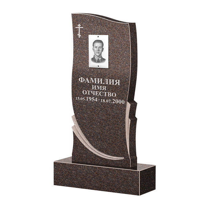 Гранитные памятники в Томске | Памятник из гранита Елизовский ФГЦ-044