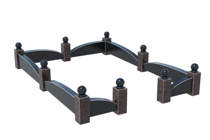 Цоколи на могилу в Томске | Цоколь на могилу №0044