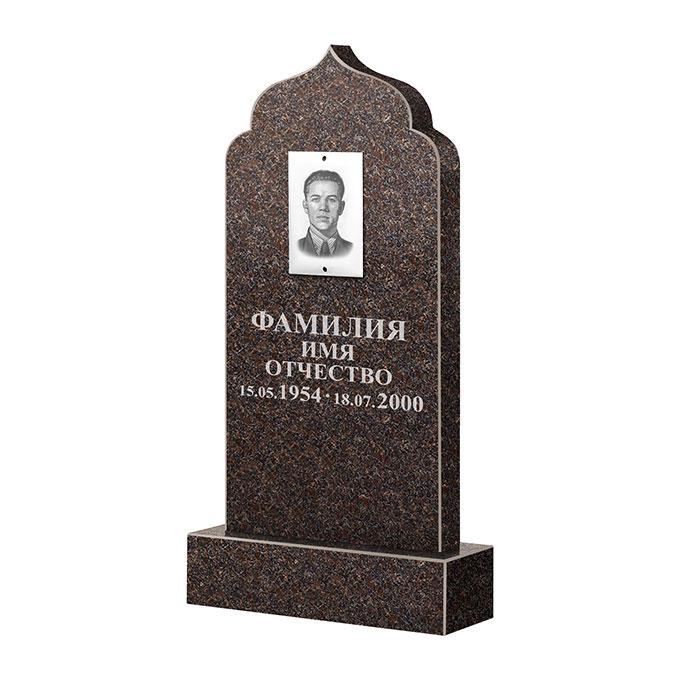 Памятники из цветного гранита в Томске | Памятник из гранита Елизовский ФГЦ-037