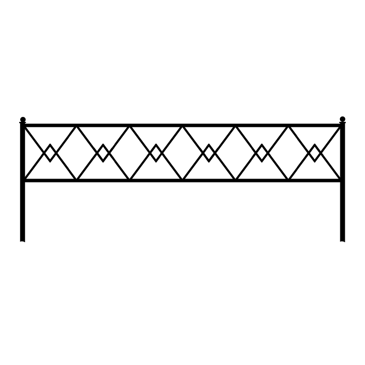 Кованые изделия в Томске | Кованая оградка ОГ.002