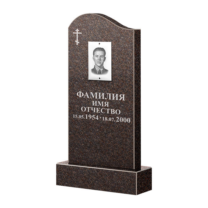 Памятники из цветного гранита в Томске | Памятник из гранита Елизовский ФГЦ-030