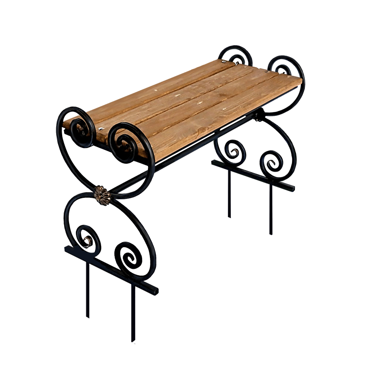 Кованые изделия в Томске | Кованая скамейка СТ.001