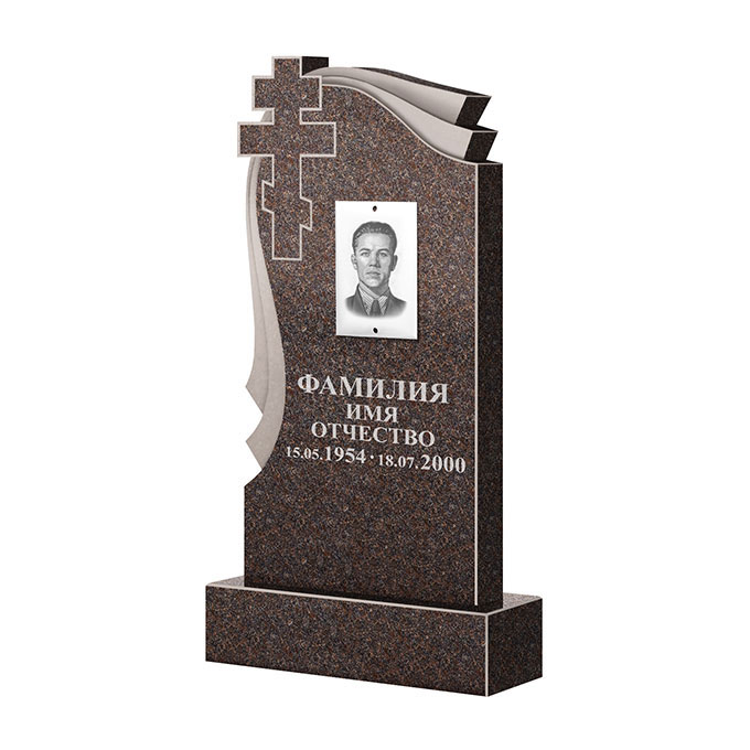 Гранитные памятники в Томске | Памятник из гранита Елизовский ФГЦ-081