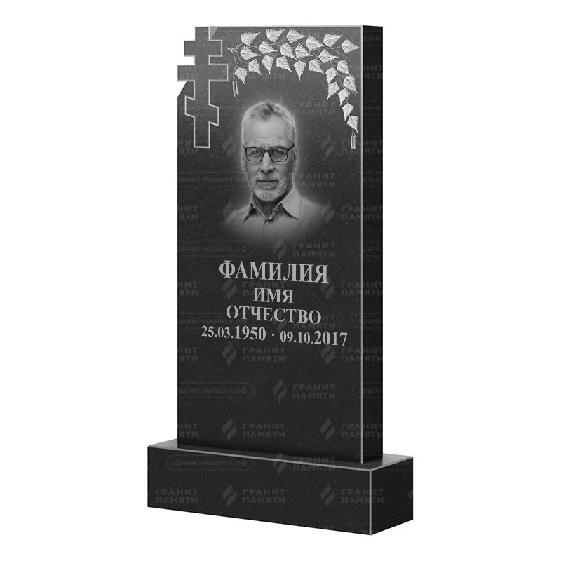 Памятники из гранита с деревом в Томске | Гранитный памятник ФГ-202