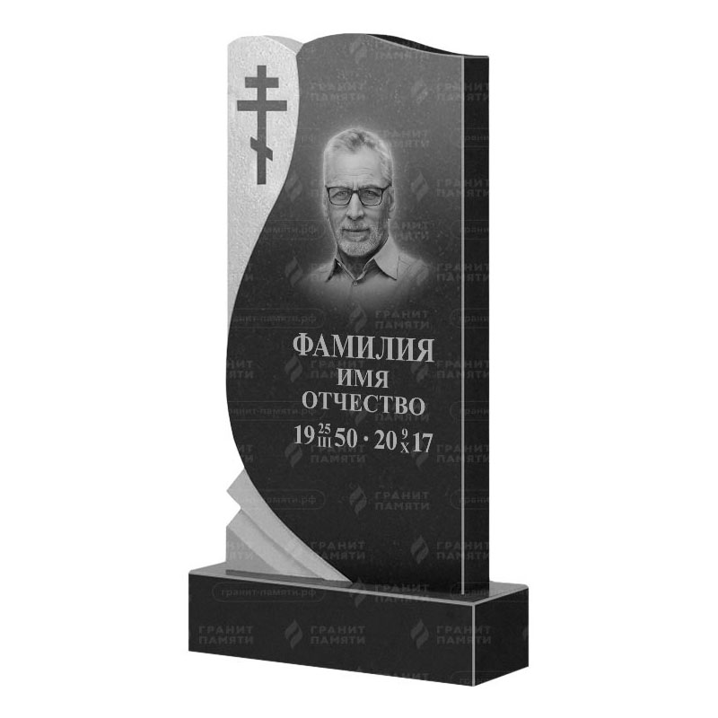 Памятники из гранита вертикальные в Томске | Гранитный памятник ФГ-169