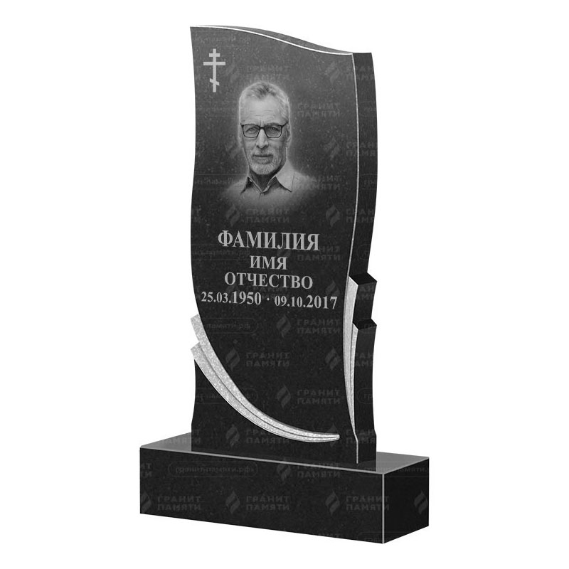 Памятники из гранита вертикальные в Томске | Гранитный памятник ФГ-044