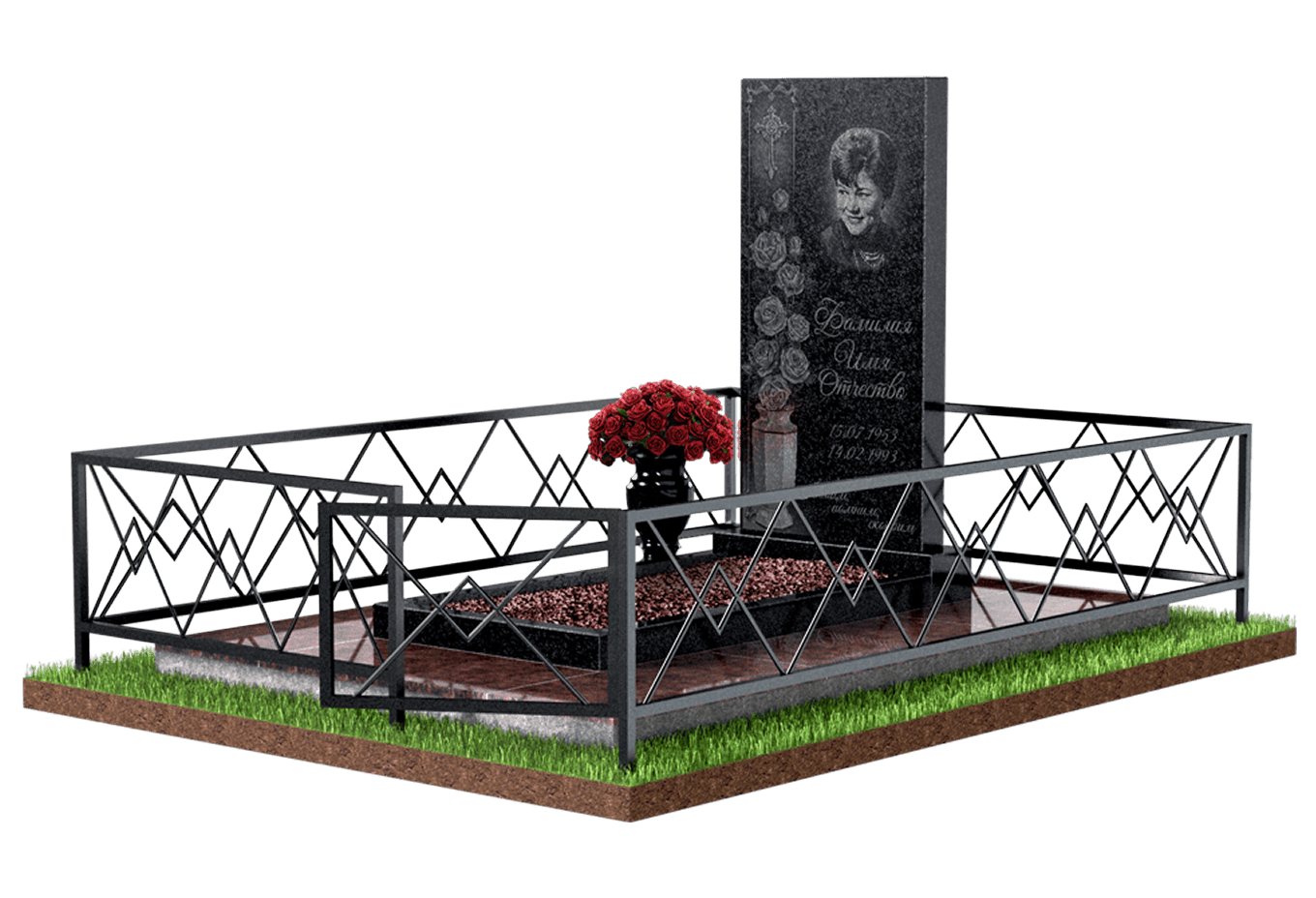 Благоустройство захоронения в Томске