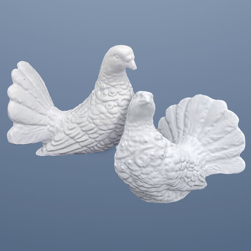 Скульптуры из искусственного мрамора в Томске | Голубь пара