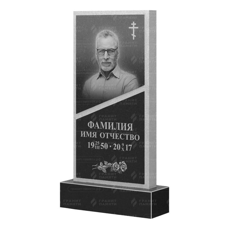 Памятники из гранита вертикальные в Томске | Гранитный памятник ФГ-164