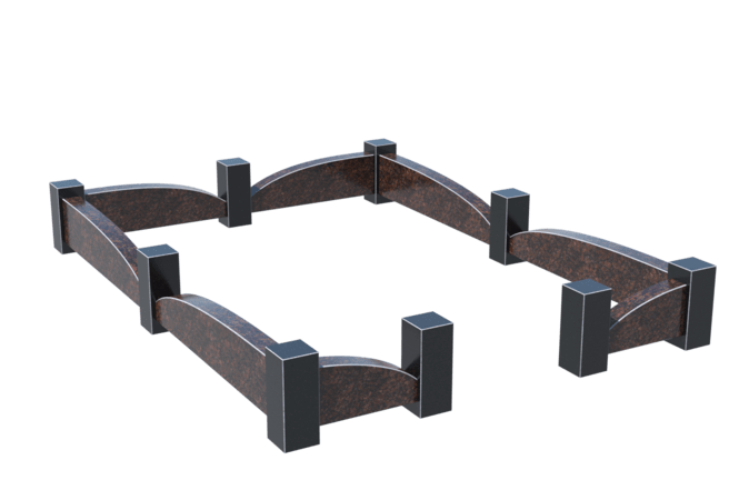 Цоколи на могилу в Томске | Цоколь на могилу №0042