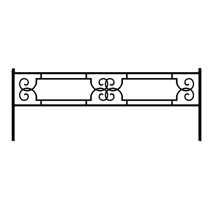 Кованые изделия в Томске | Кованая оградка ОГ.004