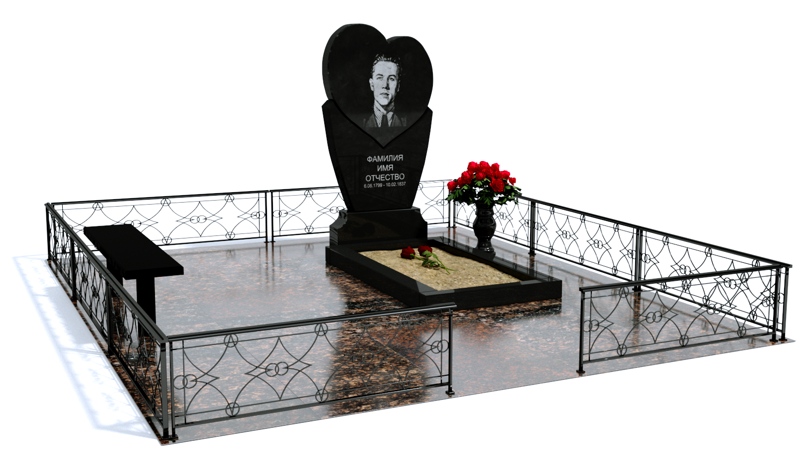 Одинарные мемориальные комплексы в Томске | Мемориальный комплекс №2