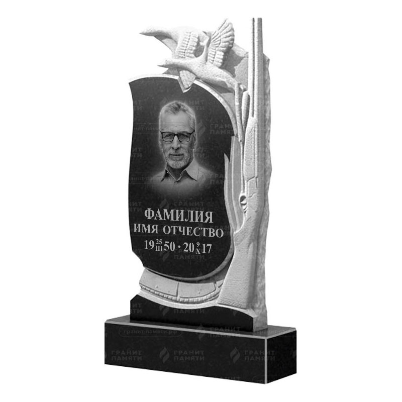 Памятники из гранита резные в Томске | Гранитный памятник ФГ-122