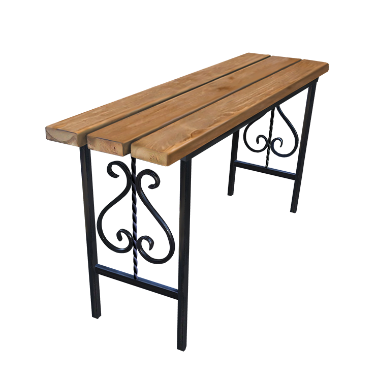 Кованые изделия в Томске | Кованая скамейка СТ.003