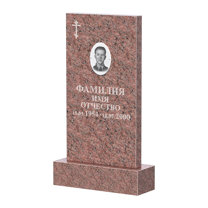 Памятники из цветного гранита в Томске | Памятник из гранита Винга прямой