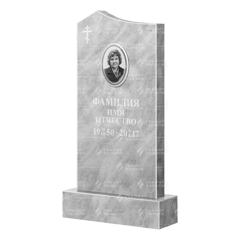 Бюджетные памятники в Томске | Мраморный памятник ФМ-008