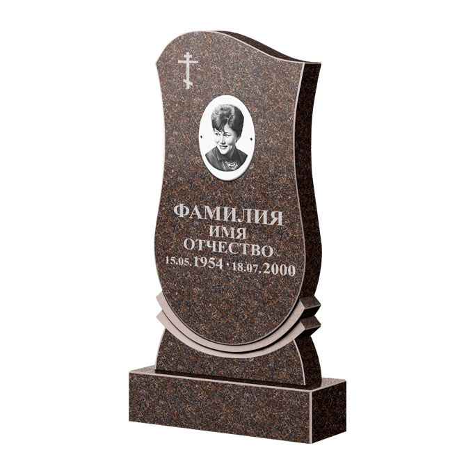 Гранитные памятники в Томске | Памятник из гранита Елизовский ФГЦ-056