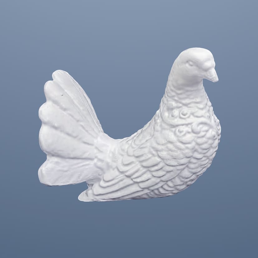 Скульптуры из искусственного мрамора в Томске | Голубь право