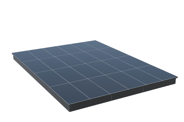 Площадки на могилу в Томске | Площадка с вертикальной (10 см) облицовкой гранитом Габбро