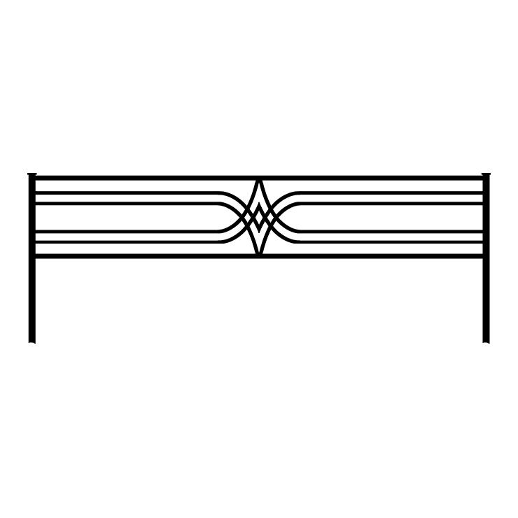 Металлические оградки, столы, скамейки в Томске | Оградка №9