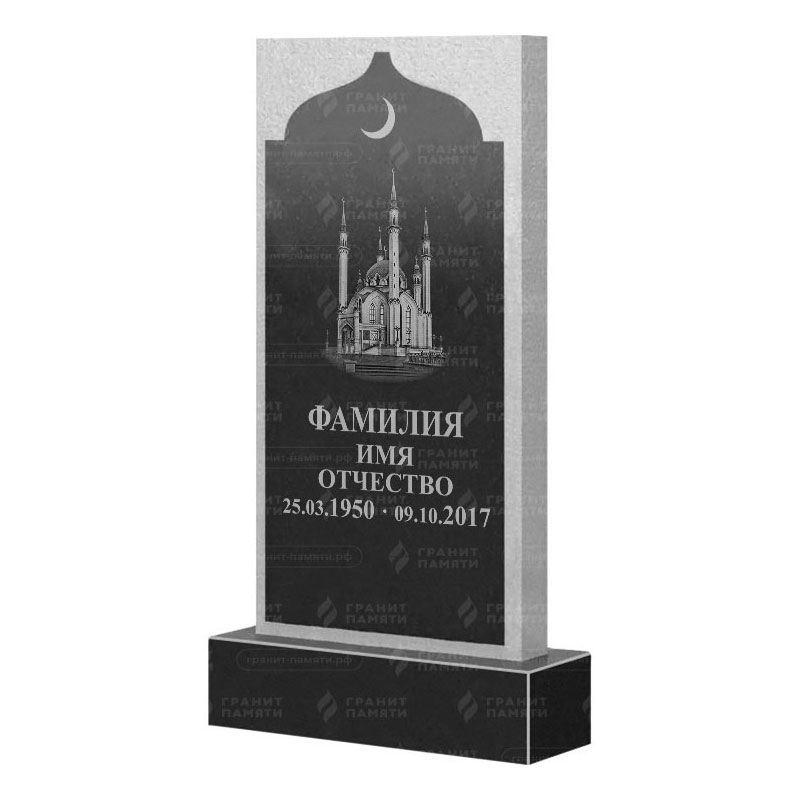 Мусульманские памятники на могилу в Томске | Гранитный памятник ФГ-167