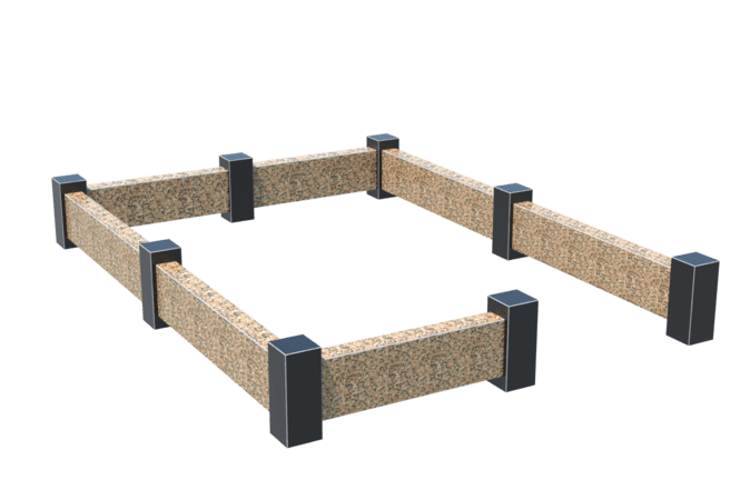 Цоколи на могилу в Томске | Цоколь на могилу №0037