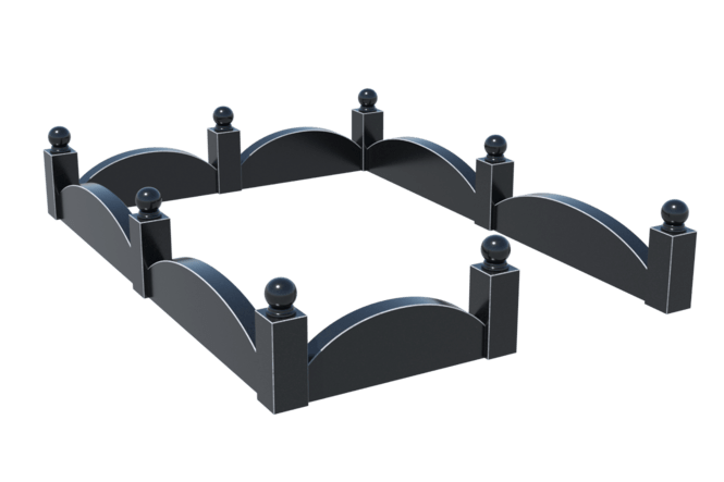 Цоколи на могилу в Томске | Цоколь на могилу №0002