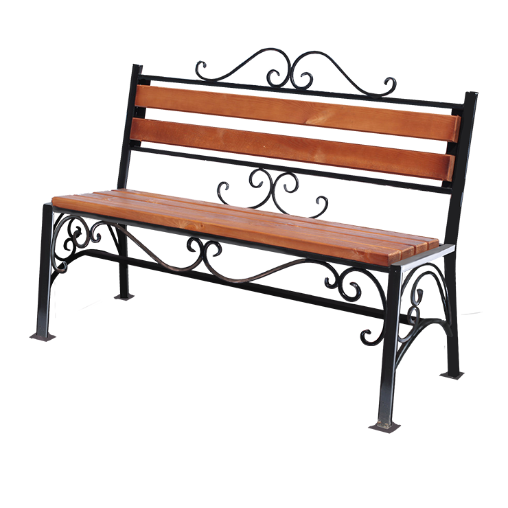 Кованые изделия в Томске | Кованая скамейка СТ.006