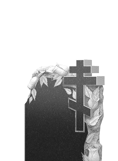 Памятники из гранита с цветами в Томске